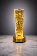 Luxury Touch Control LED Crystal Bubble Rechargeable Lamp – 3 Color Modes