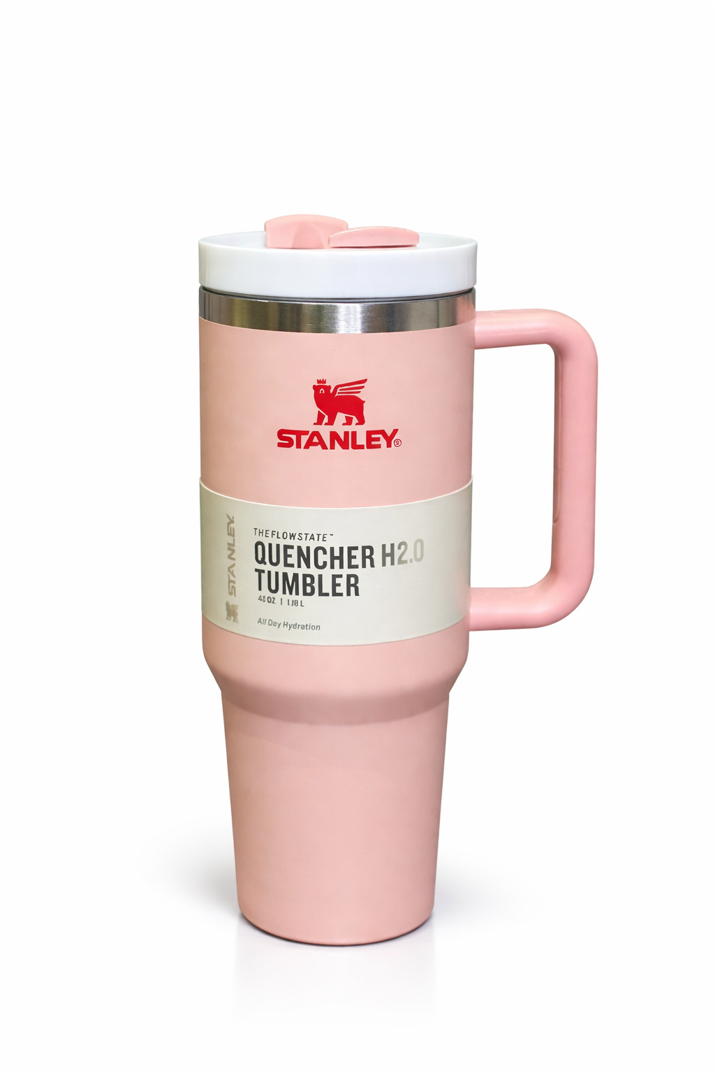 Blush Pink Stanley Quencher H2.0 40 OZ – Elegant Everyday Tumbler