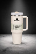 Classic White Stanley Quencher H2.0 40 OZ – Minimalist Premium Tumbler